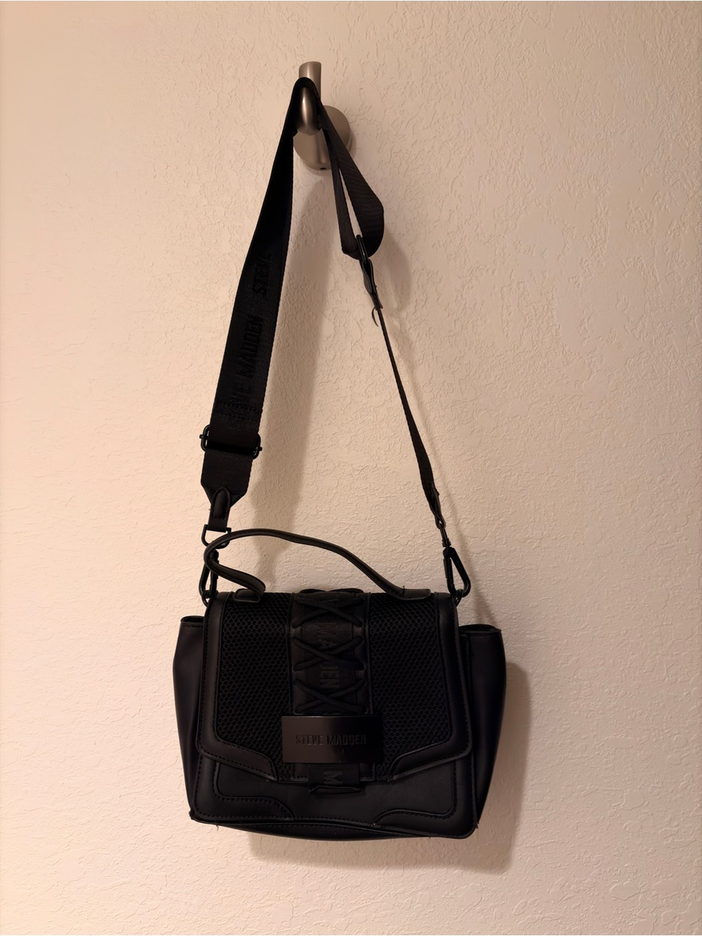 Steve Madden Black Crossbody